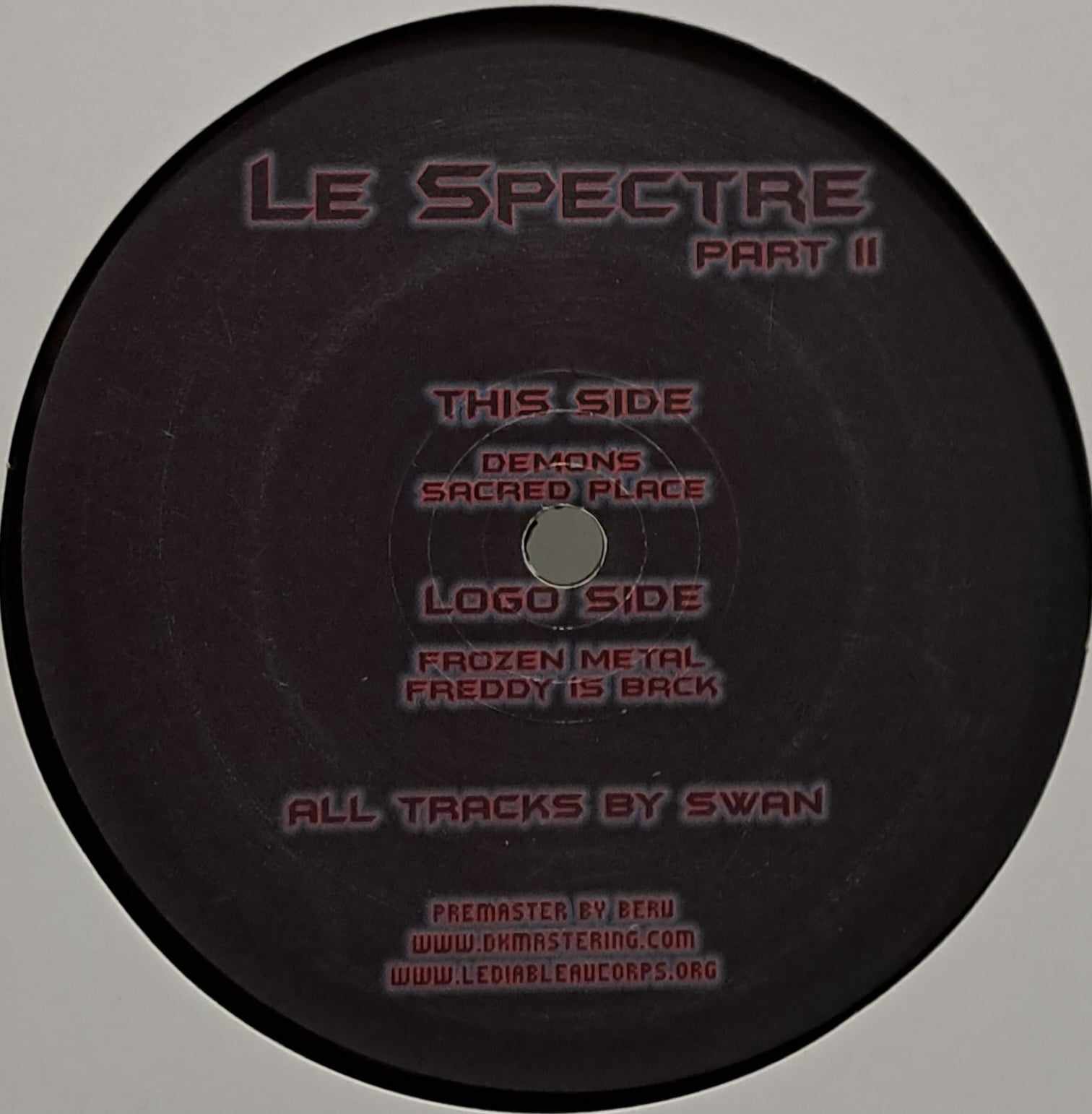 Le Spectre 02 - vinyle hardcore